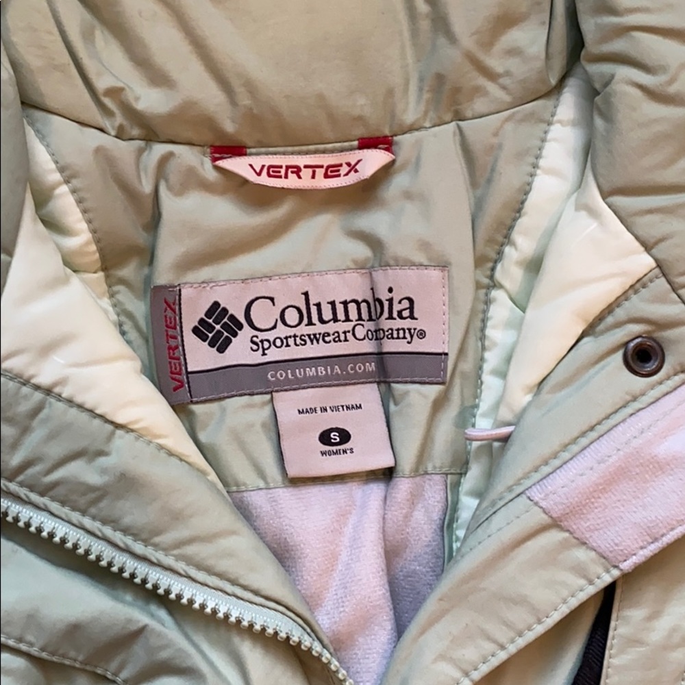 Columbia Vertex green & gray snow/ski coat - Picture 2 of 10